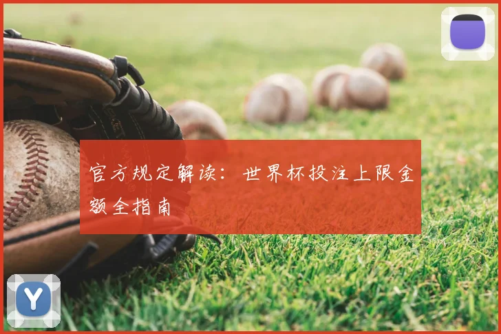 官方规定解读：世界杯投注上限金额全指南
